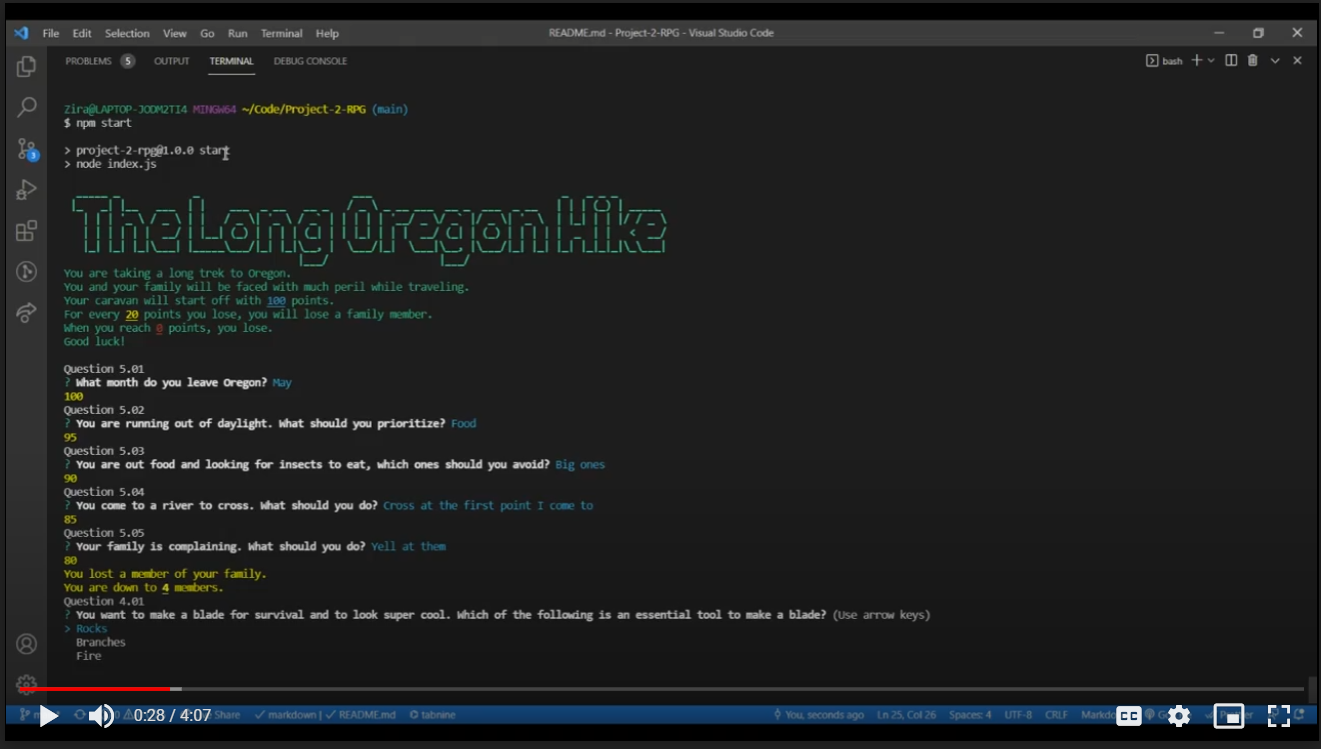Preview of application.